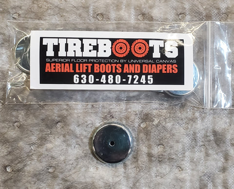 Ferrite Round Base Magnet 1 3/8"