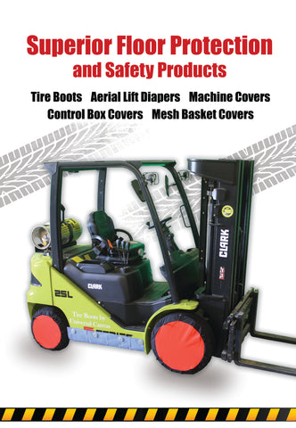 Economy lift diaper fits 5-8K warehouse fork truck