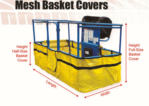 Mesh Basket Cover- Half size for 8ft platform